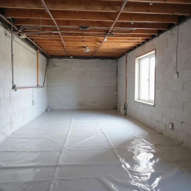 Home crawlspace encapsulation