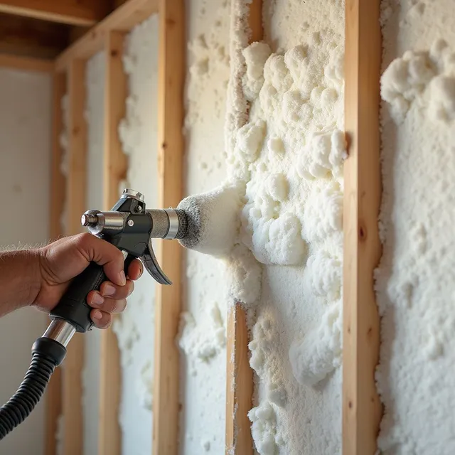 Home spray foam insulation
